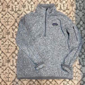 Patagonia 1/4 zip grey